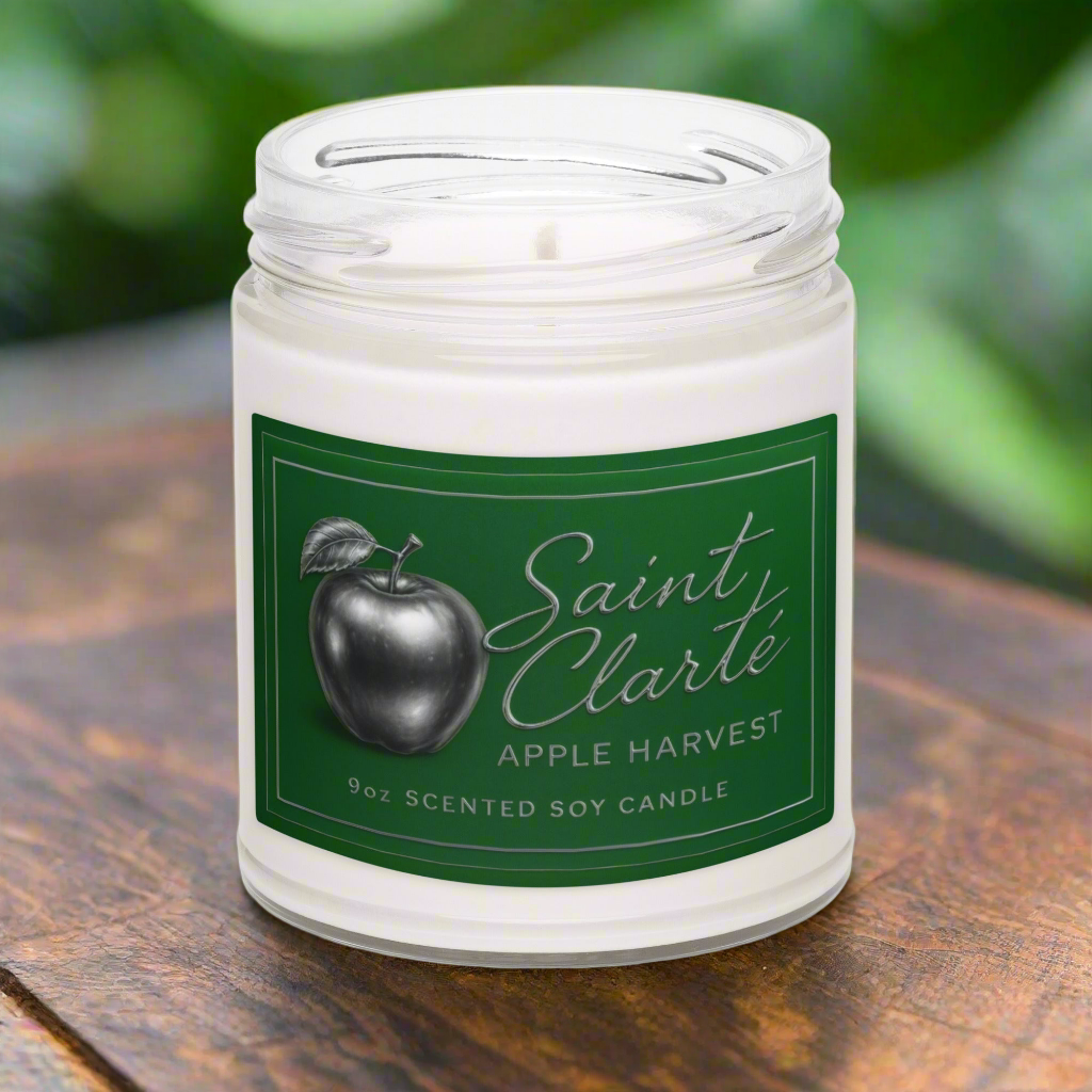 Saint Clarté: Apple Harvest Soy Candle (9oz)
