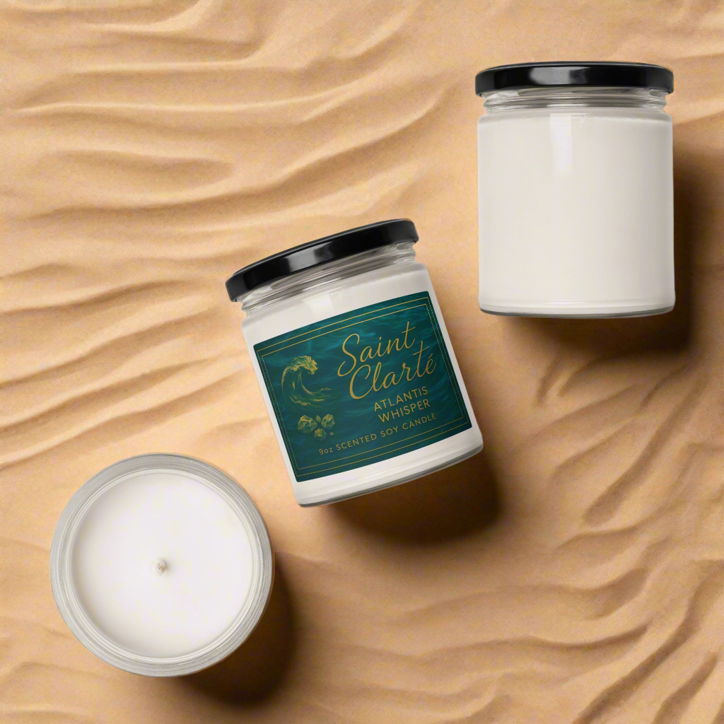 Saint Clarté: Atlantis Whisper Soy Candle