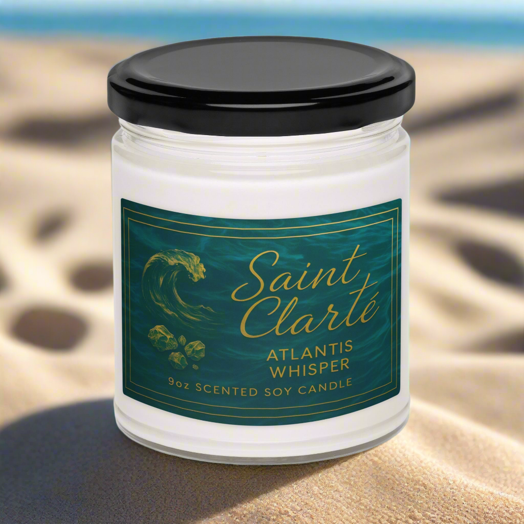 Saint Clarté: Atlantis Whisper Soy Candle
